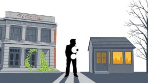 City funds, nonprofit, council concerns, influence questioned.
