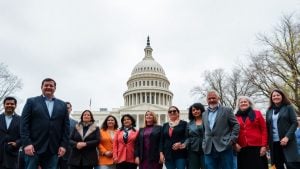 Nonprofit leaders united in front of Capitol building