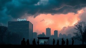 OpenAI headquarters shadowed over small nonprofit office